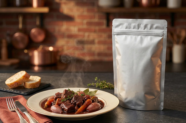 Doypack et plat dressé, Le Gourmet Pro