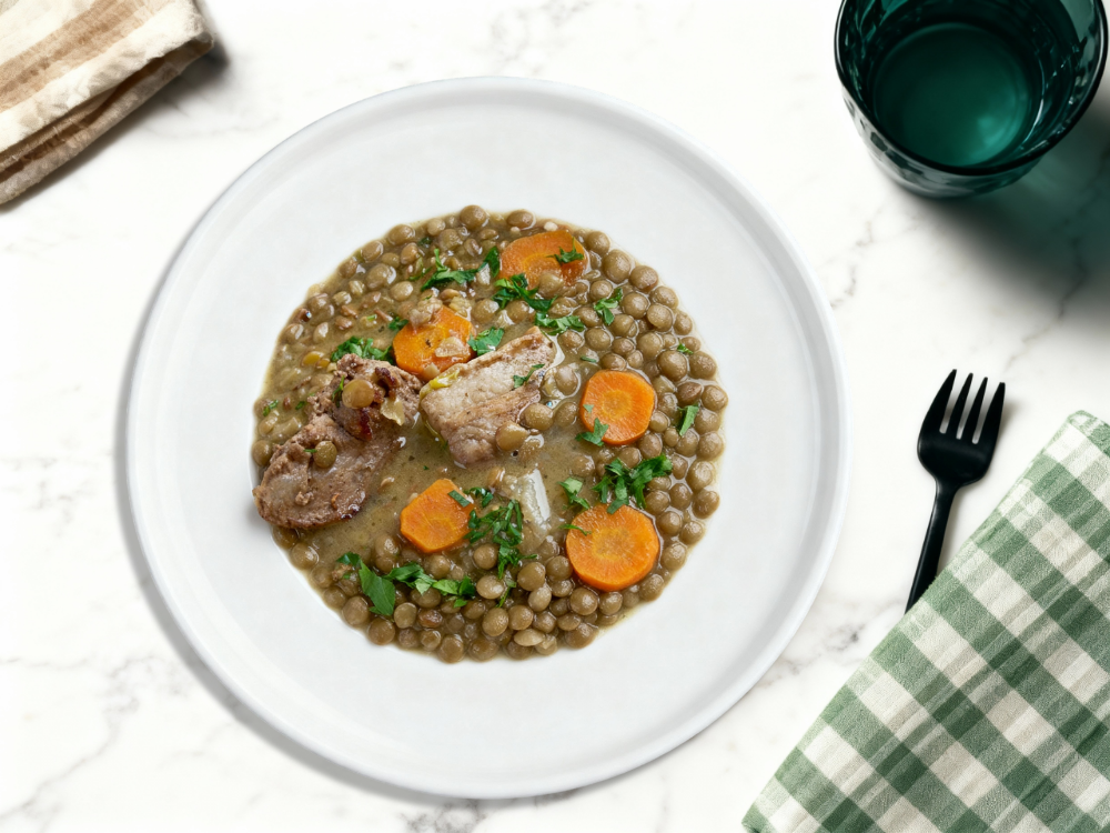 Sélection de plats cuisinés professionnels pour restaurant