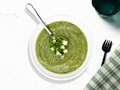 Soupe fine de courgettes au basilic