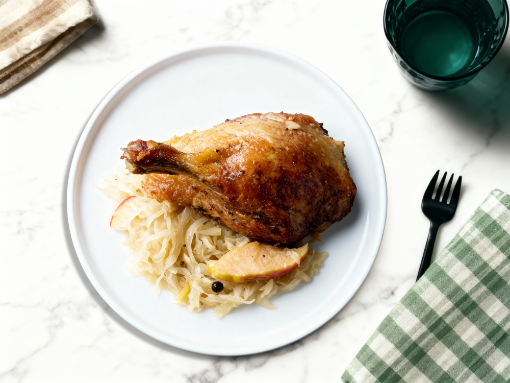 Choucroute de canard au Riesling