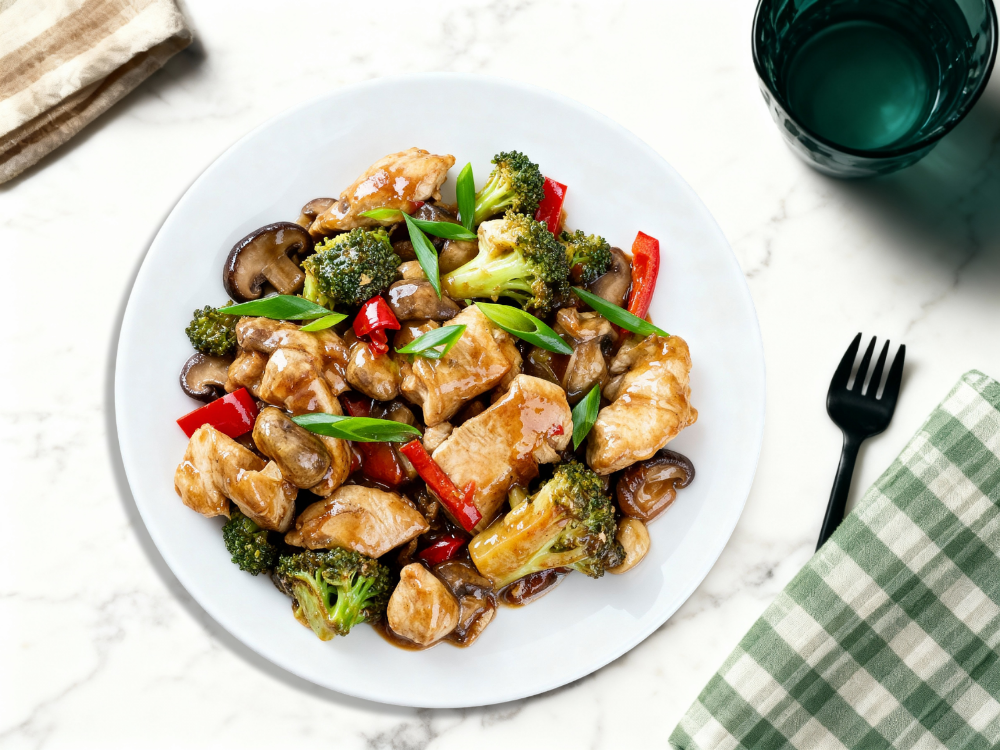 Sauté de volaille à l'Angevine