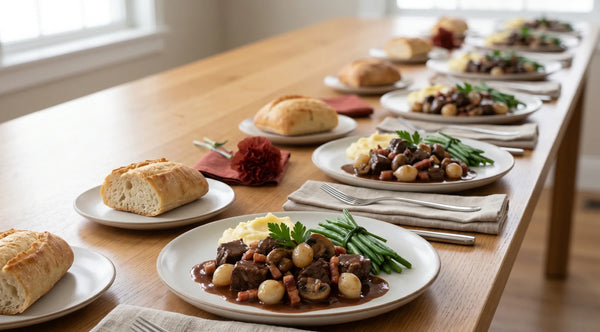 Repas français servi en restauration collective